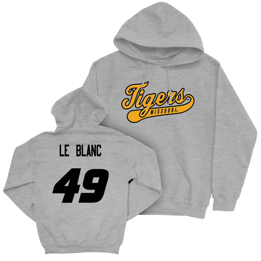 Sport Grey Football Script Hoodie  - Brett Le Blanc