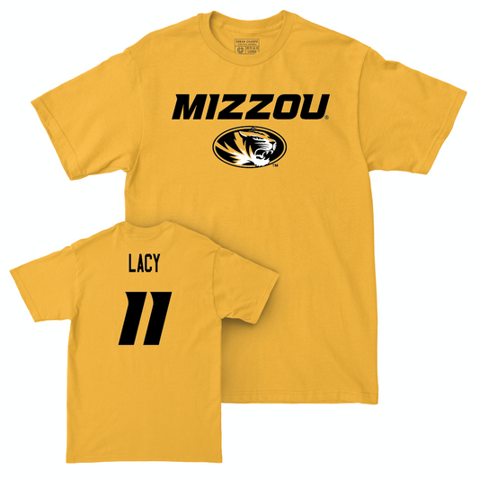 Gold Football Mizzou Tee  - Kewan Lacy