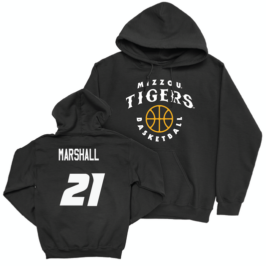 Men's Basketball Black Hardwood Hoodie  - Peyton Marshall