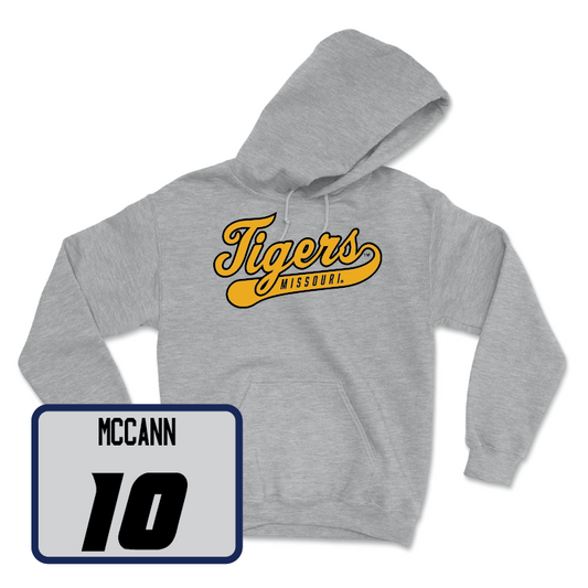 Sport Grey Softball Script Hoodie - Marissa McCann