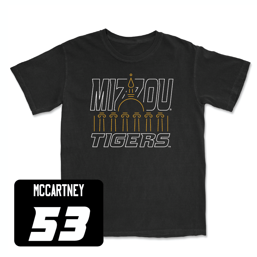 Baseball Black Columns Tee  - Seth McCartney