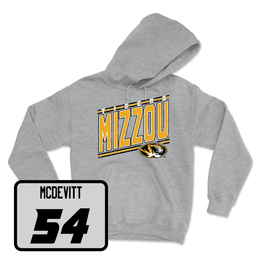 Sport Grey Baseball Vintage Hoodie  - Josh McDevitt