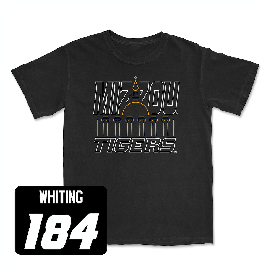 Black Wrestling Columns Tee Small / Clayton Whiting | #184