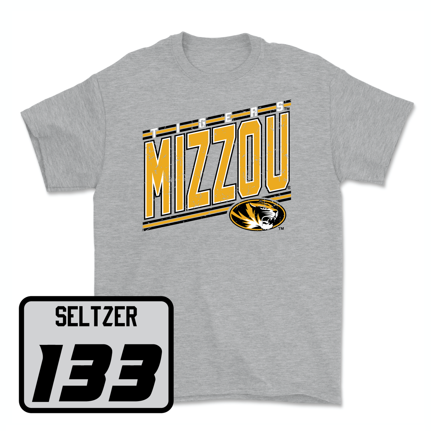 Sport Grey Wrestling Vintage Tee 2 Medium / Zeke Seltzer | #133
