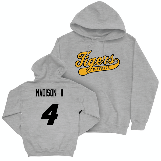 Sport Grey Football Script Hoodie  - James Madison II