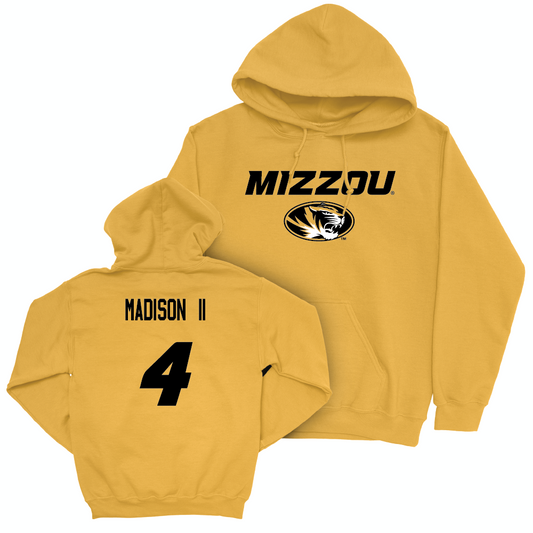 Gold Football Mizzou Hoodie  - James Madison II