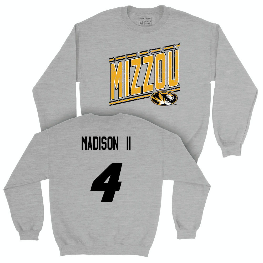 Sport Grey Football Vintage Crew  - James Madison II