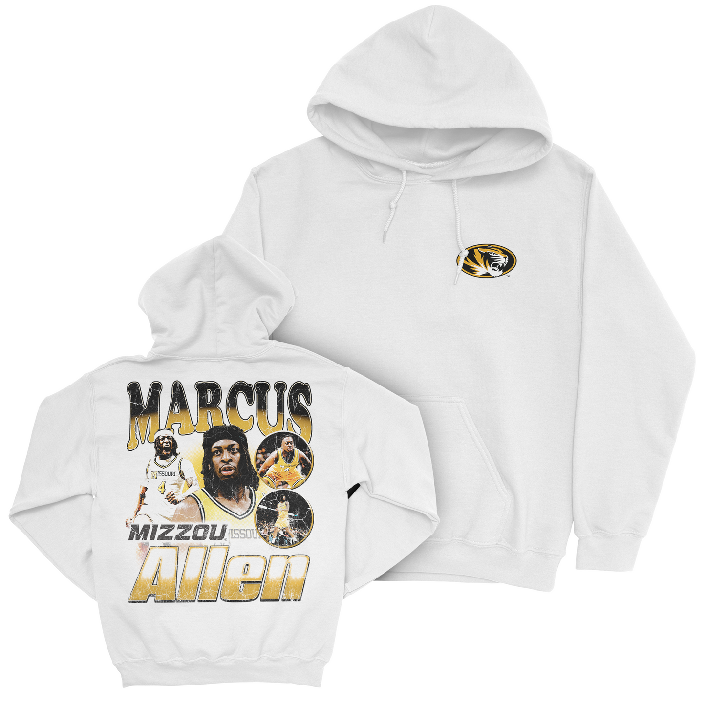 EXCLUSIVE RELEASE: Marcus Allen 90s White Hoodie