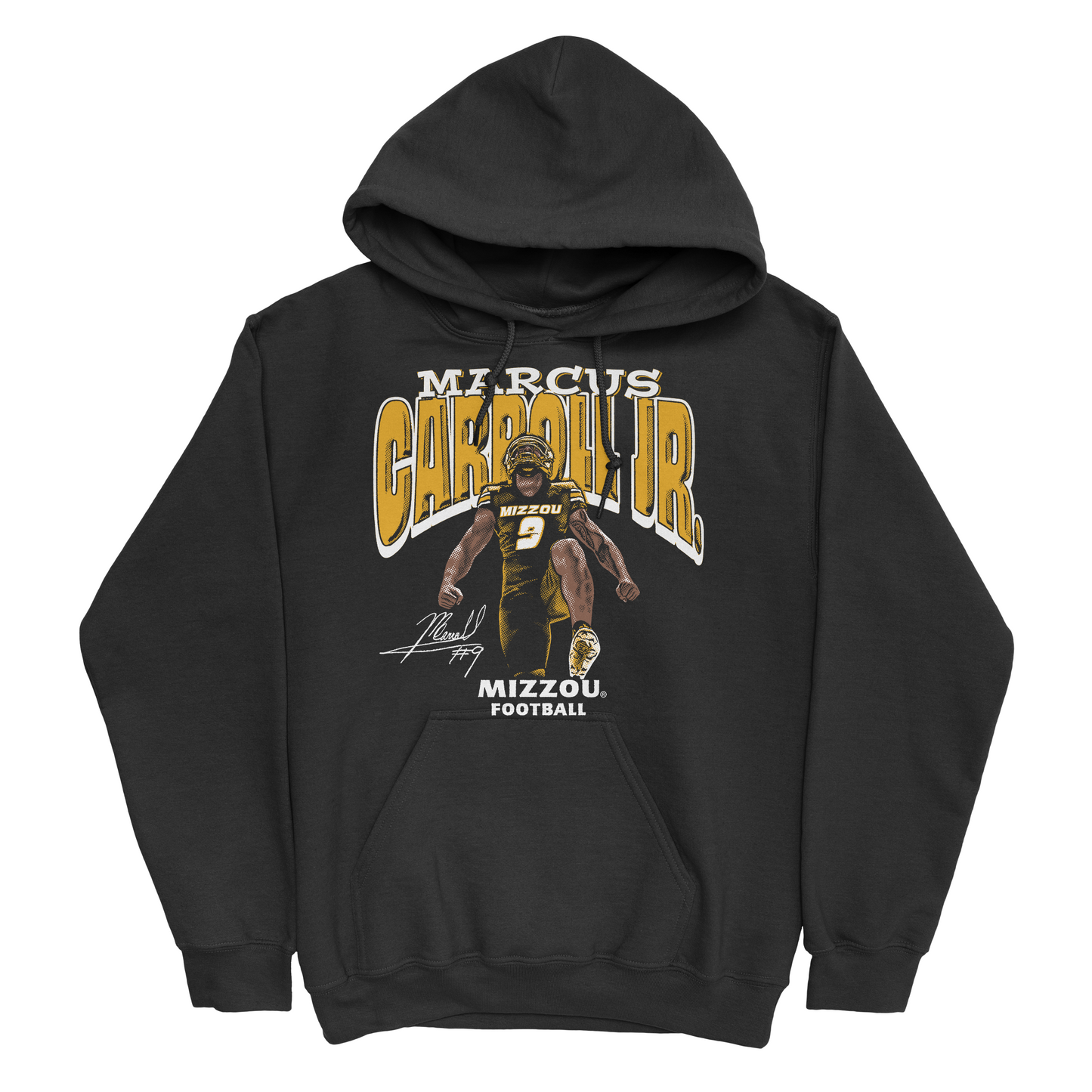 EXCLUSIVE RELEASE: Marcus Carroll Jr Block Name Black Hoodie