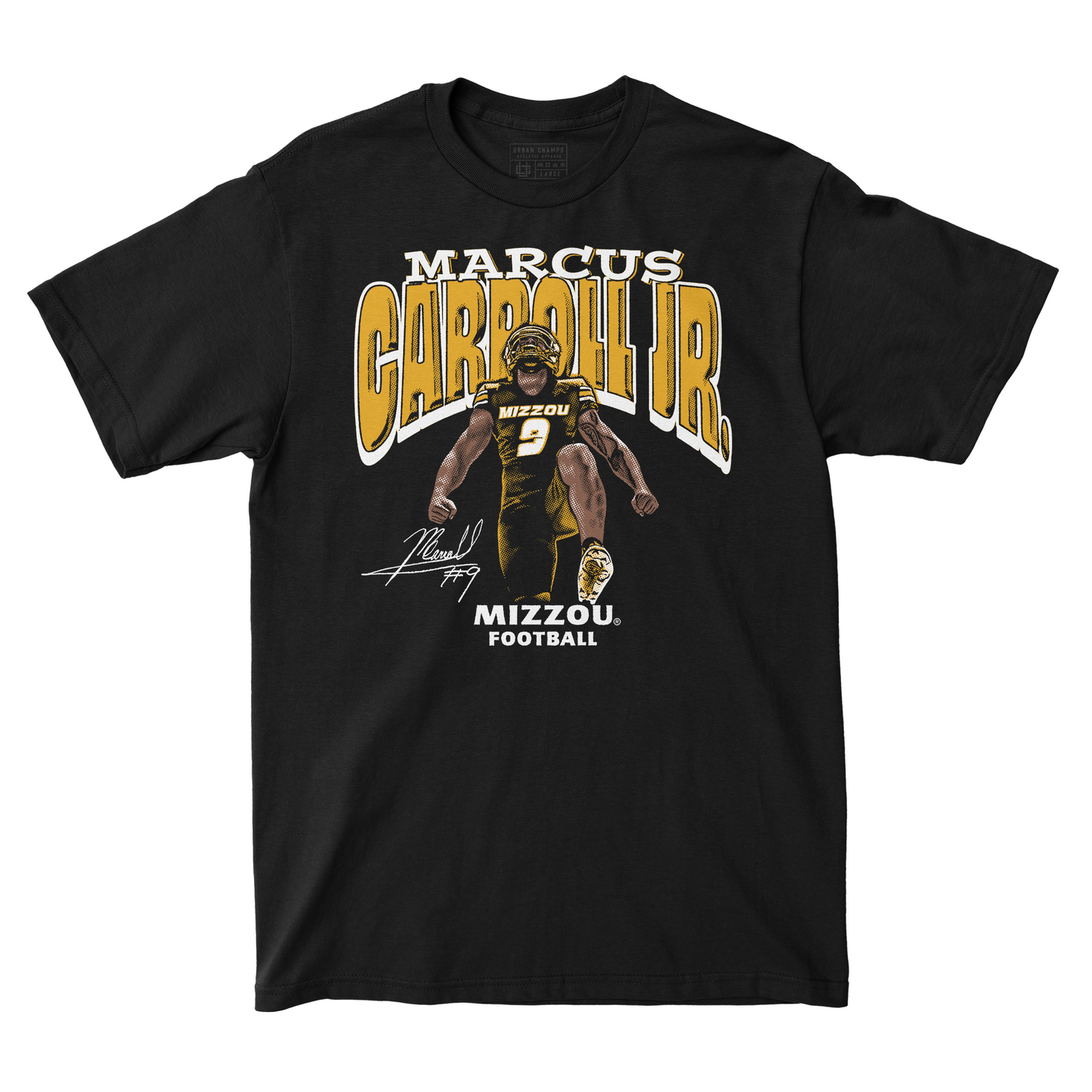 EXCLUSIVE RELEASE: Marcus Carroll Jr Block Name Black Tee