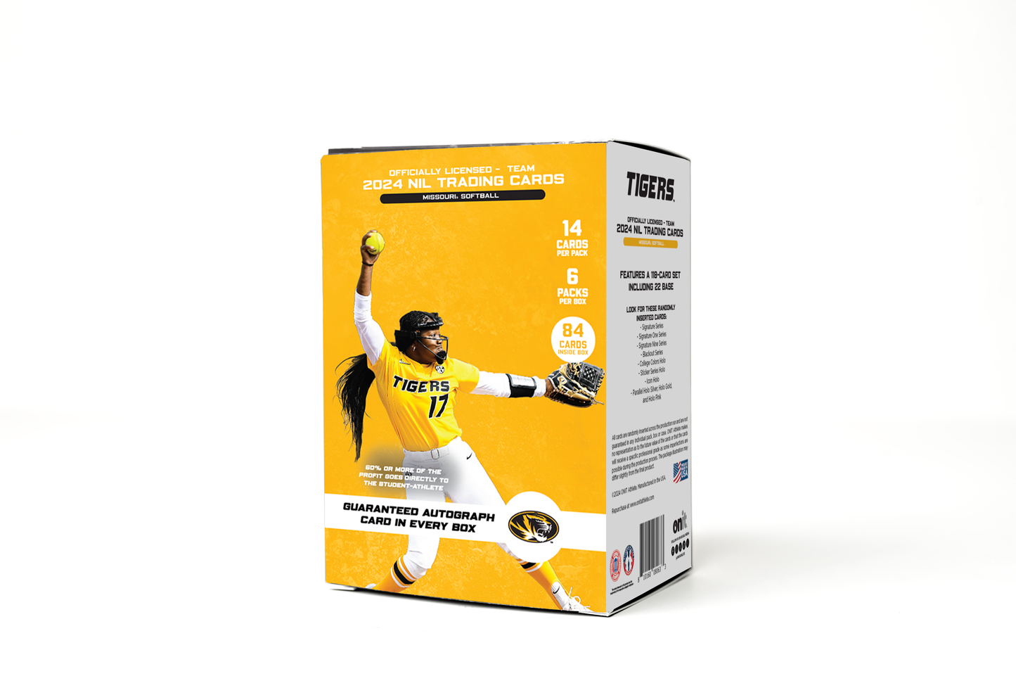 University of Missouri® Platinum Box - NIL Women's Softball 2024 Trading Cards - GUARANTEED AUTOGRAPH