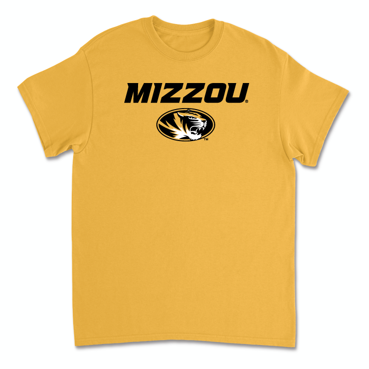 Gold Football Mizzou Tee - Brady Cook