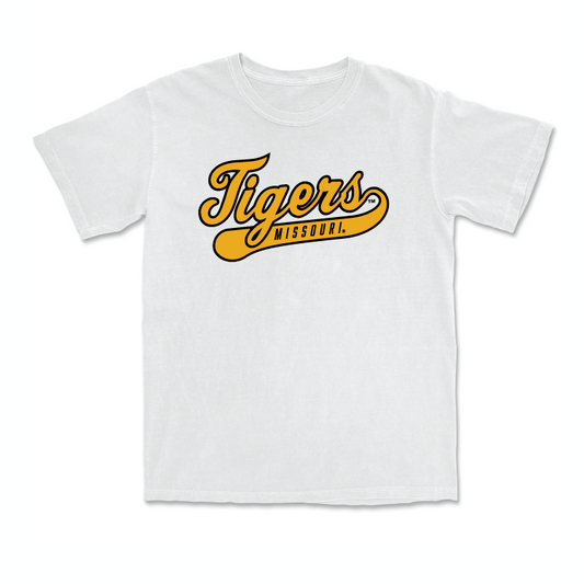 Track & Field White Script Comfort Colors Tee - Ethan Lee