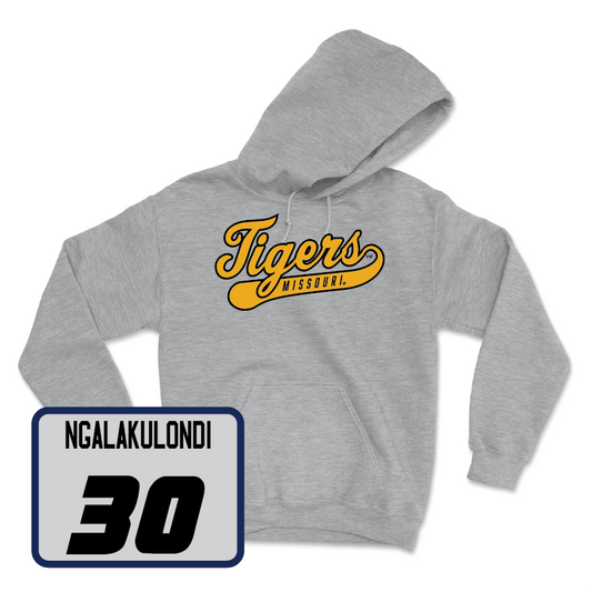 Sport Grey Women's Basketball Script Hoodie - Angie Ngalakulondi