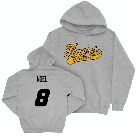 Sport Grey Football Script Hoodie  - Nate Noel