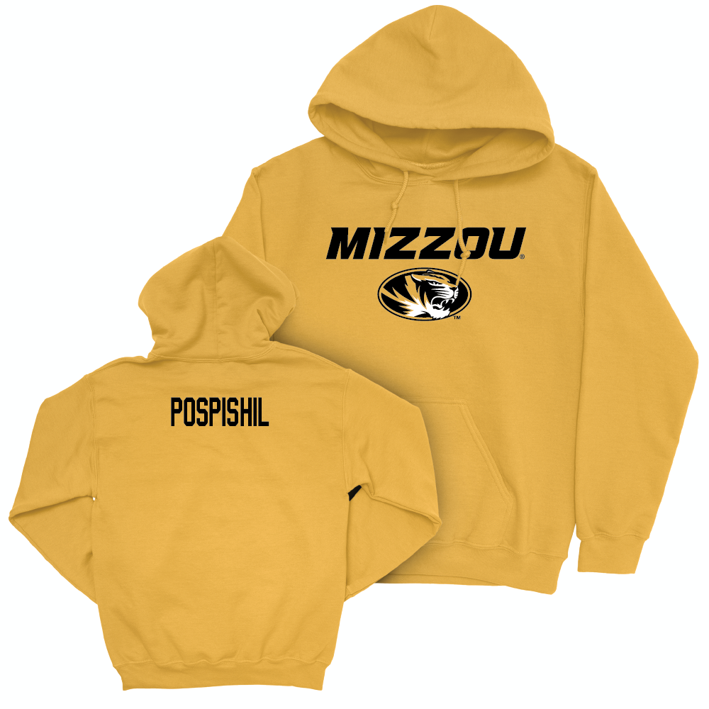 Gold Swim & Dive Mizzou Hoodie   - Jaden Pospishil