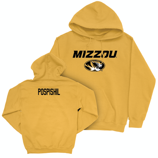 Gold Swim & Dive Mizzou Hoodie   - Jaden Pospishil