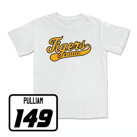 Wrestling White Script Comfort Colors Tee - Nate Pulliam