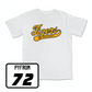 Football White Script Comfort Colors Tee  - Caleb Pyfrom