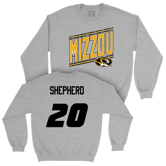 Sport Grey Softball Vintage Crew   - Kadence Shepherd