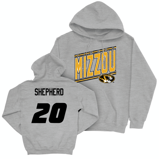 Sport Grey Softball Vintage Hoodie   - Kadence Shepherd