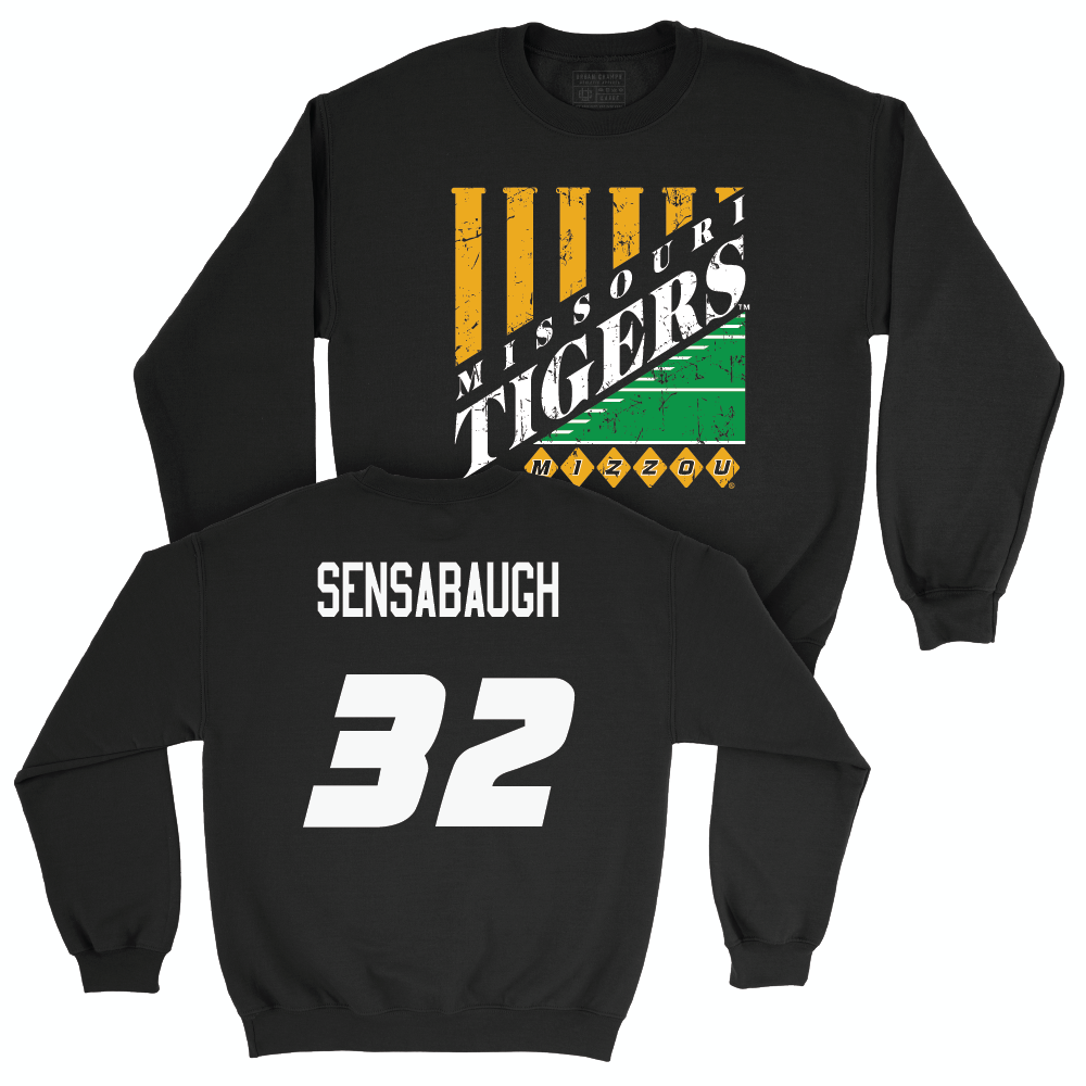 Football Black Faurot Crew  - Jaren Sensabaugh