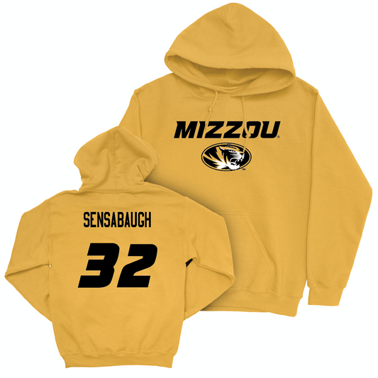 Gold Football Mizzou Hoodie  - Jaren Sensabaugh