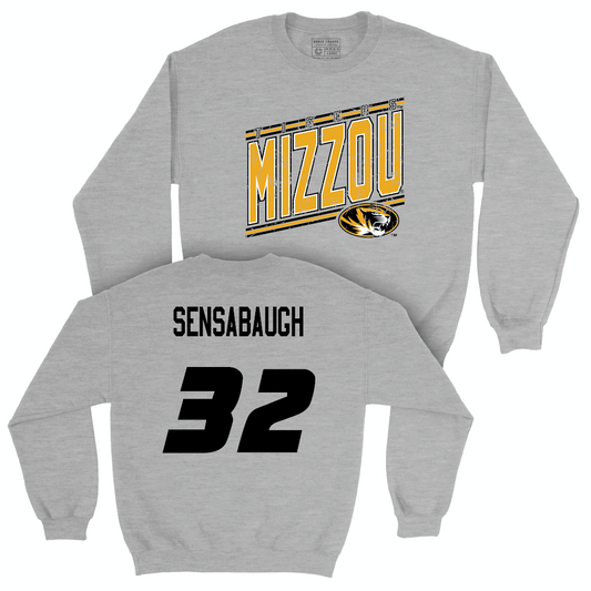 Sport Grey Football Vintage Crew  - Jaren Sensabaugh