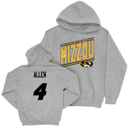 Sport Grey Men's Basketball Vintage Hoodie  - Marcus Allen