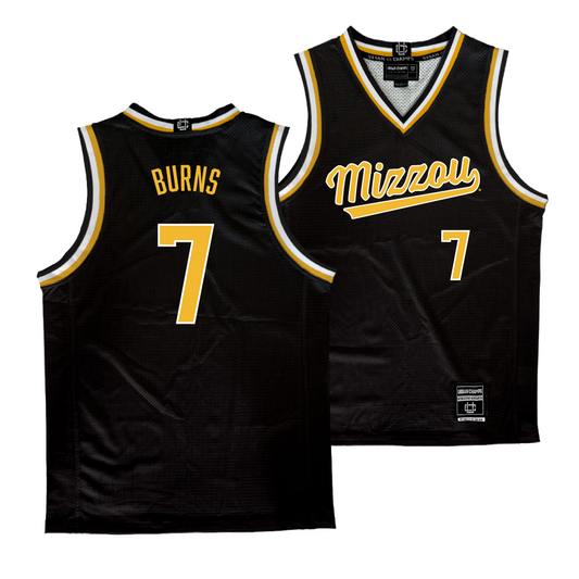 Mizzou Men's Basketball Black Jersey  - Trent Burns