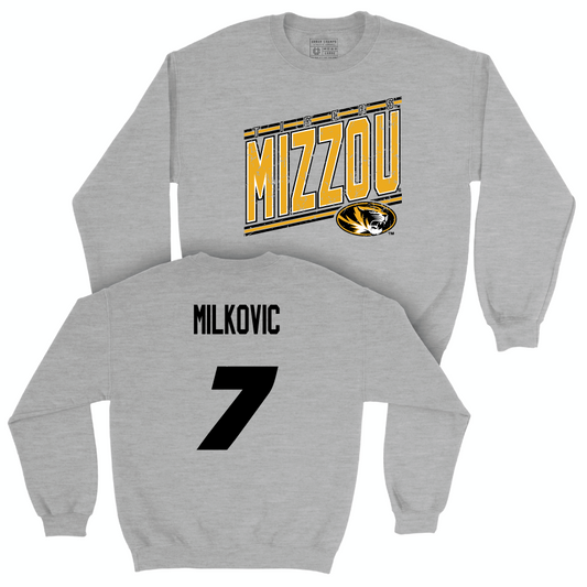 Sport Grey Women's Basketball Vintage Crew  - Lucija Milkovic