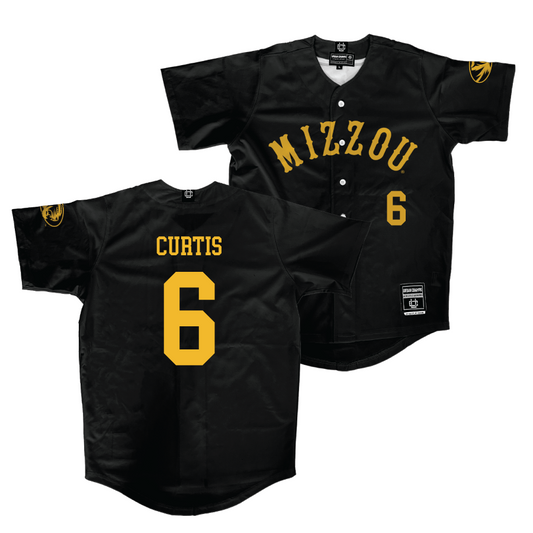 Mizzou Baseball Black Jersey  - Jeric Curtis