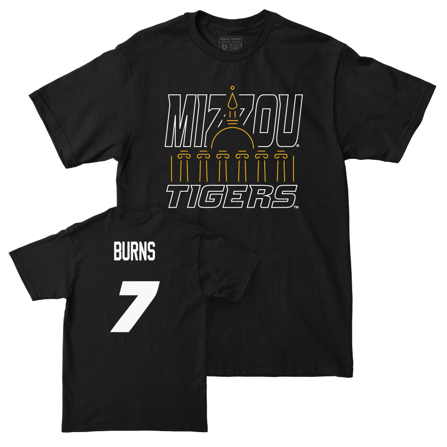 Men's Basketball Black Columns Tee  - Trent Burns